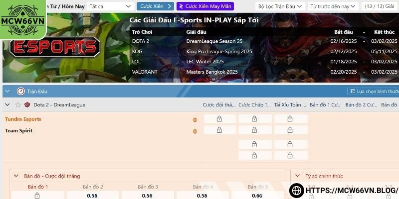 Thông tin cụ thể về E-sports