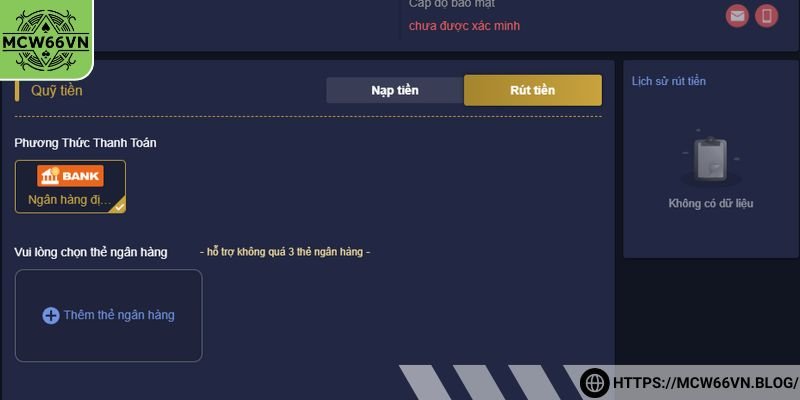 Thẻ ngân hàng với thời gian giao dịch nhanh chóng